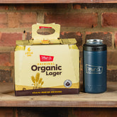6pk Original Organic Lager & Yeti Colster Bundle