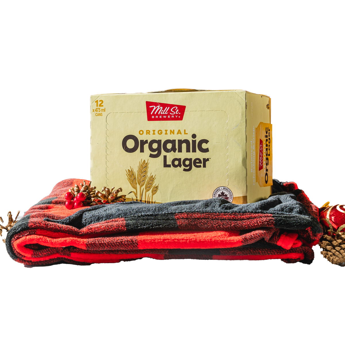 12pk Original Organic Lager & Blanket Bundle